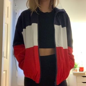RED WHITE & BLUE WINDBREAKER